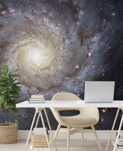 Spiral Galaxy M74 Mural Wallpapers Spiral Galaxy M74 Mural Wallpapers