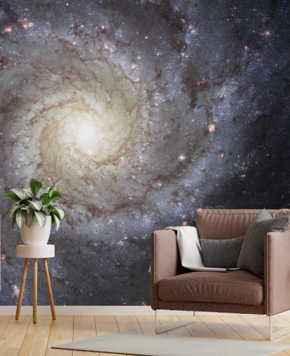 Spiral Galaxy M74 Seinämaalaus taustakuvat Spiral Galaxy M74 Seinämaalaus taustakuvat