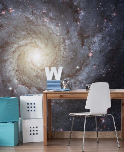 Carta da parati murale a spirale Galaxy M74