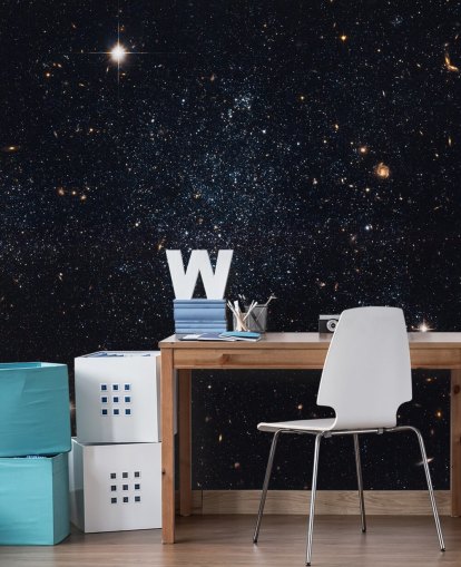 Dvärg Galaxy Holmberg IX Väggmålning