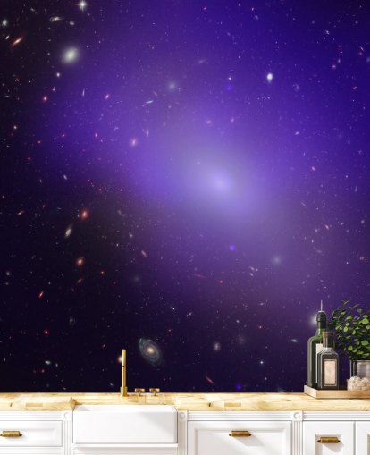 NGC 1132 - Chandra Observatory and Hubble Mural