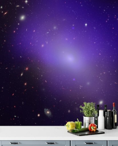 NGC 1132 - Chandra Observatory and Hubble Mural