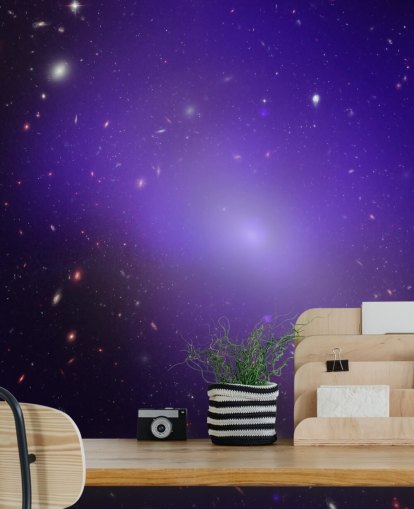 NGC 1132 - Chandra Observatorium en Hubble-muurschildering