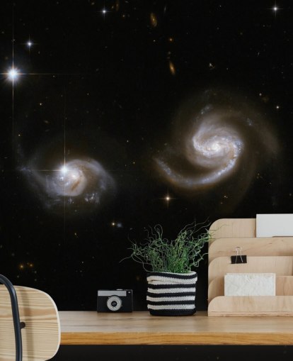 Mural de parede Hubble interagindo Galaxy NGC 6786 Mural de parede Hubble interagindo Galaxy NGC 6786