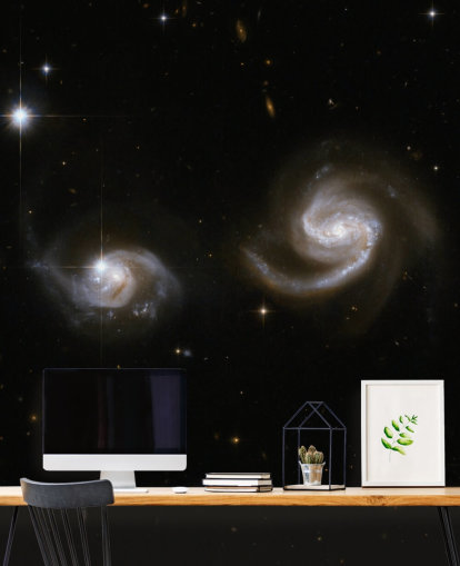 Mural de pared Galaxia interactiva del Hubble NGC 6786 Mural de pared Galaxia interactiva del Hubble NGC 6786