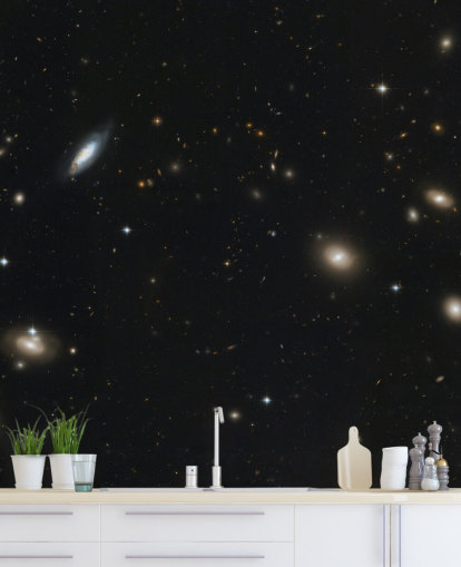 Näkymä Coma klusterin galaksit tapetti