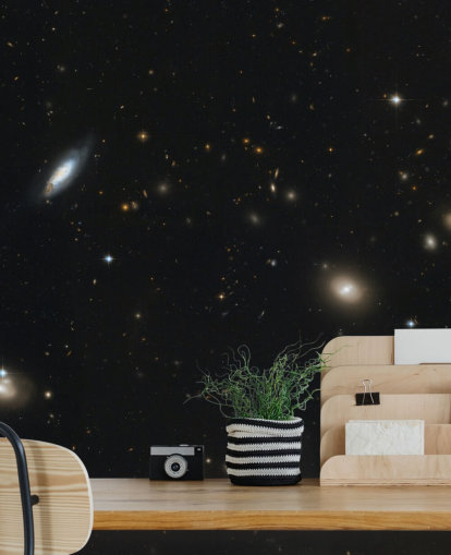 Weergave van het Coma Cluster of Galaxies behang Weergave van het Coma Cluster of Galaxies behang