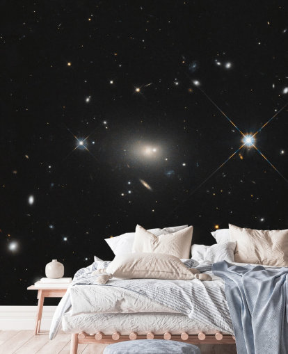 Multi-bølgelengde av Radio Galaxy Hercules En Mural