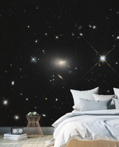 Multi-Wellenlängen von Radio Galaxy Hercules Ein Wandbild