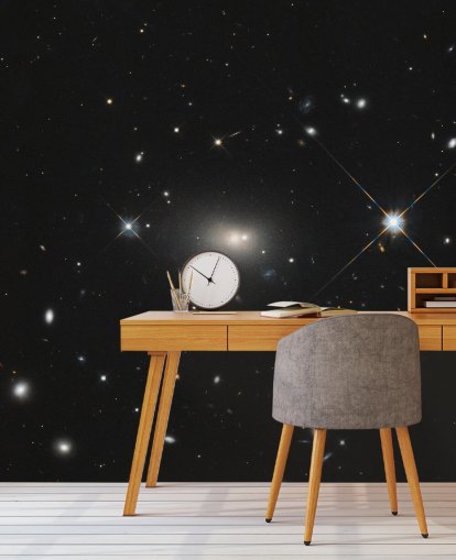 Decorazione murale con più lunghezze d'onda della galassia radio Hercules A Decorazione murale con più lunghezze d'onda della galassia radio Hercules A