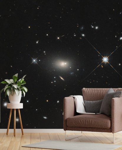Decorazione murale con più lunghezze d'onda della galassia radio Hercules A Decorazione murale con più lunghezze d'onda della galassia radio Hercules A