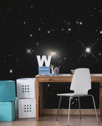 Multi-Wellenlängen von Radio Galaxy Hercules Ein Wandbild