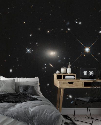 Decorazione murale con più lunghezze d'onda della galassia radio Hercules A