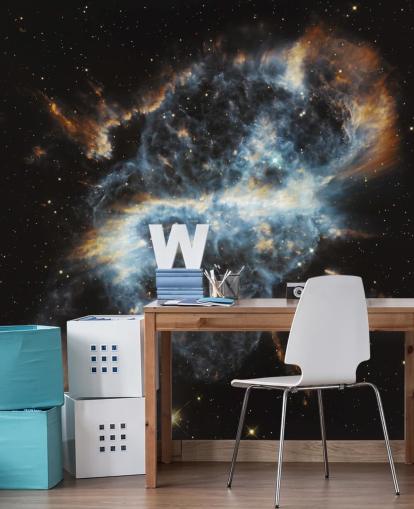 En kosmisk ferie Ornament, Hubble-stil Bakgrunn