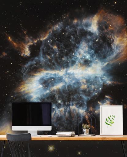 Adorno navideño cósmico, papel pintado estilo Hubble Adorno navideño cósmico, papel pintado estilo Hubble