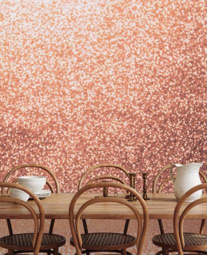 Roségold Glitter Glam Tapete Roségold Glitter Glam Tapete