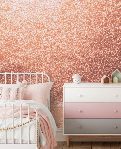 Rose Gold Glitter Glamm Bakgrund