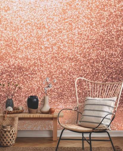 Rose Gold Glitter Glamm Bakgrund