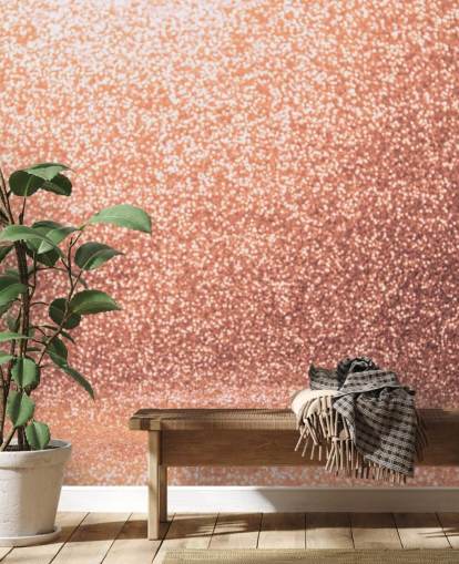 Papel de parede Rose Gold Glitter Glam Papel de parede Rose Gold Glitter Glam