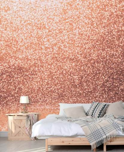 Rose Gold Glitter Glamm Bakgrund Rose Gold Glitter Glamm Bakgrund