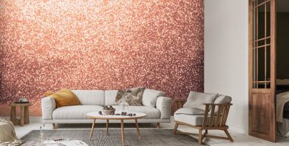 Rose Gold Glitter Glam Wallpaper