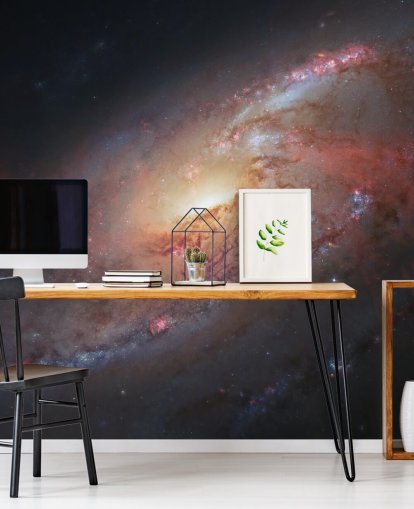 Decorazione murale con capolavoro cosmologico