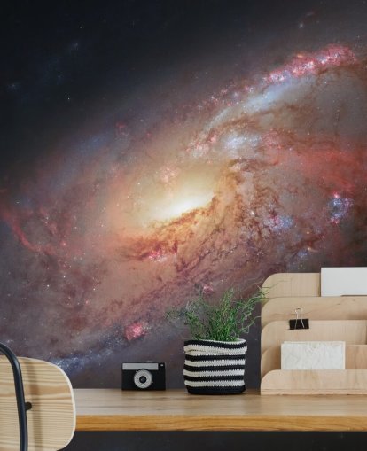 Decorazione murale con capolavoro cosmologico