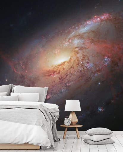 Decorazione murale con capolavoro cosmologico