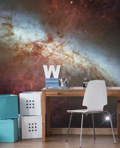 M82 Hubble Mosaik med 2014 Supernova väggmålning M82 Hubble Mosaik med 2014 Supernova väggmålning