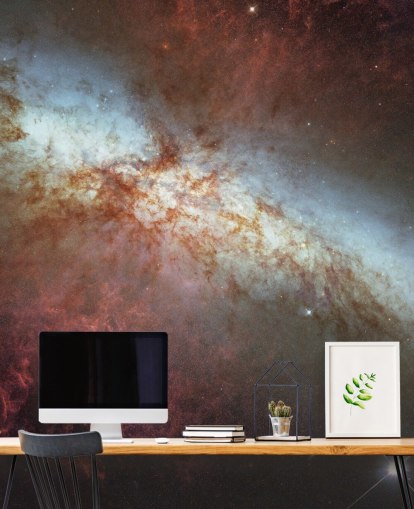 Mosaïque Hubble M82 avec Papier Peint Fresque Supernova 2014