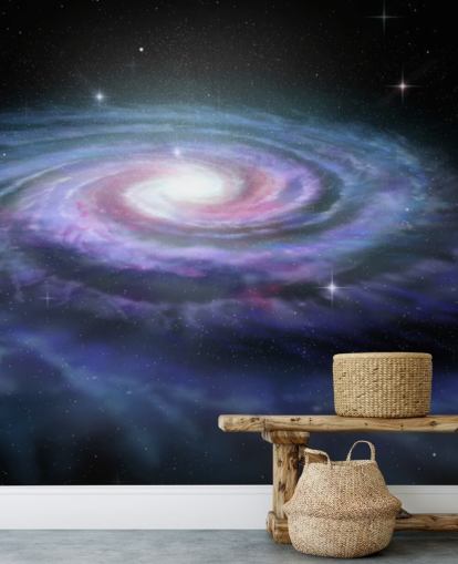 Spiral Galaxy Mælkevejen vægmaleri Spiral Galaxy Mælkevejen vægmaleri
