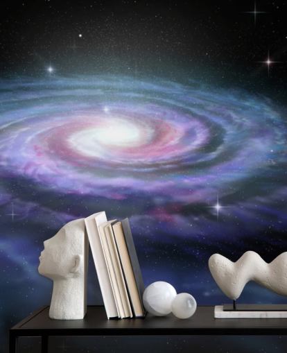 Spiral Galaxy Mælkevejen vægmaleri