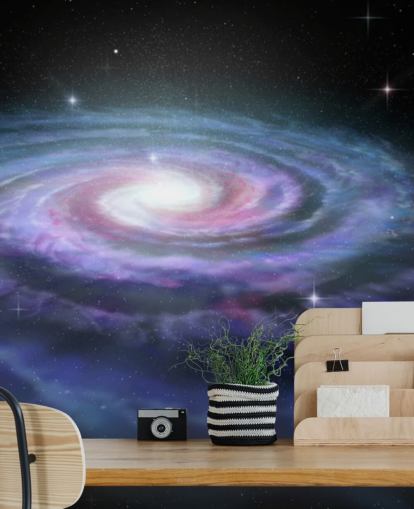 Spiral Galaxy Linnunradan seinämaalaus