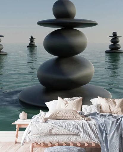Pilhas Zen Pebble Zen Pebble Stacks Wallpaper Pilhas Zen Pebble Zen Pebble Stacks Wallpaper