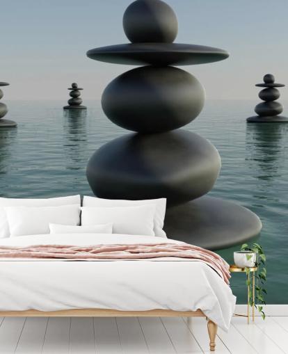 Zen Pebble pinot Zen Pebble Stacks Wallpaper 