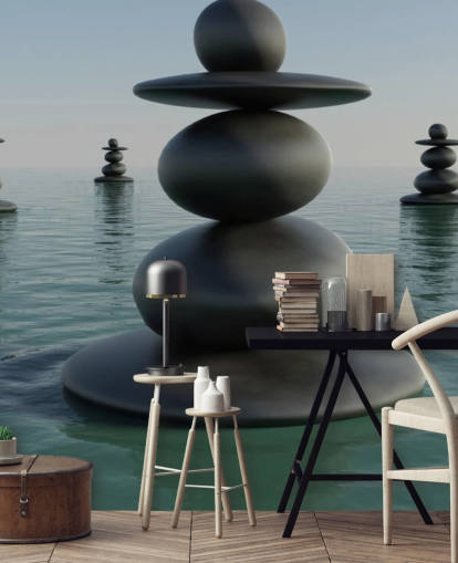 Zen Pebble Stabler Zen Pebble Stacks Wallpaper 