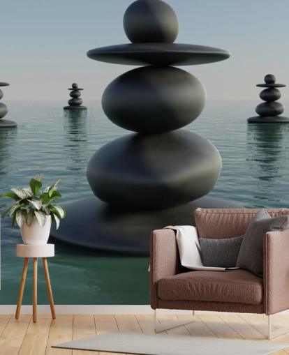 Pilas de guijarros zen Zen Pebble Stacks Wallpaper 