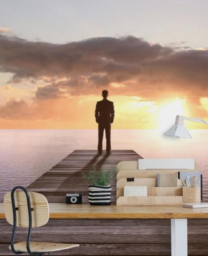 Reflecterend moment Reflective Moment Wallpaper 