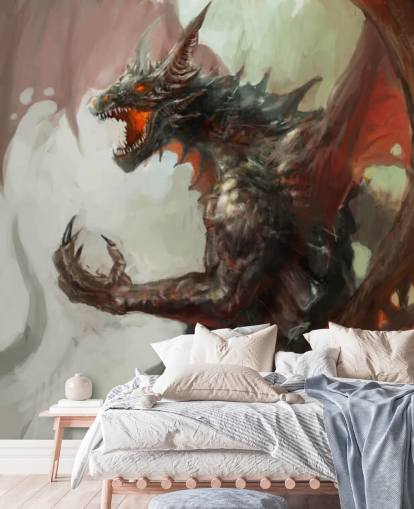 Fierce Red Dragon Wallpaper Fierce Red Dragon Wallpaper