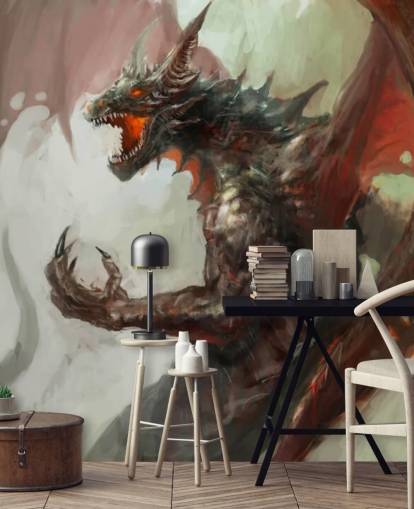 Fierce Red Dragon Wallpaper Fierce Red Dragon Wallpaper