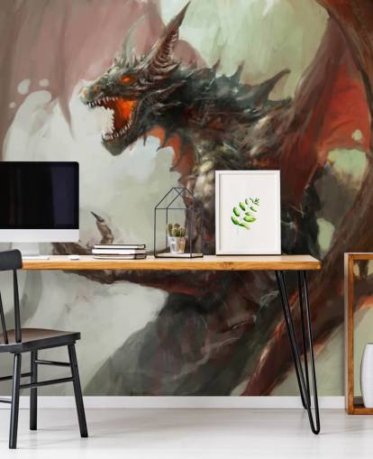 Fierce Red Dragon Wallpaper Fierce Red Dragon Wallpaper