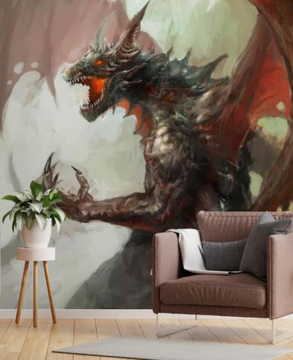 Fierce Red Dragon Bakgrunn Fierce Red Dragon Bakgrunn