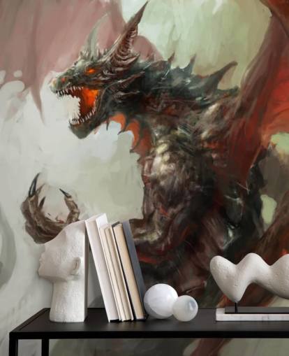 Fierce Red Dragon Wallpaper Fierce Red Dragon Wallpaper