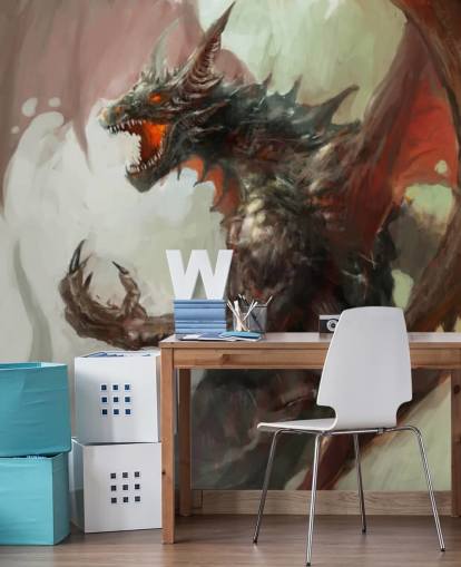 Fierce Red Dragon Bakgrunn