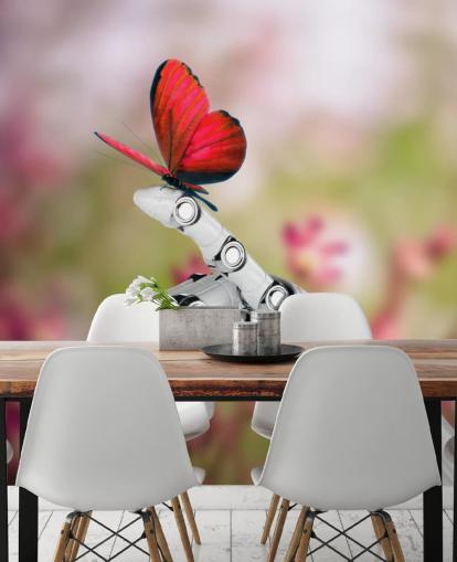 Papier Peint Fresque Main Robot Papier Peint Fresque Main Robot