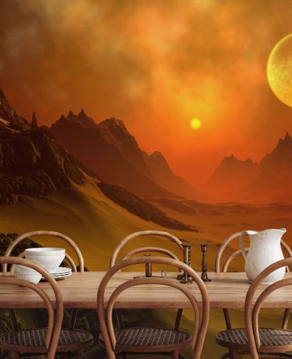 Fantasy Alien Planet 2 Alien Wall Mural