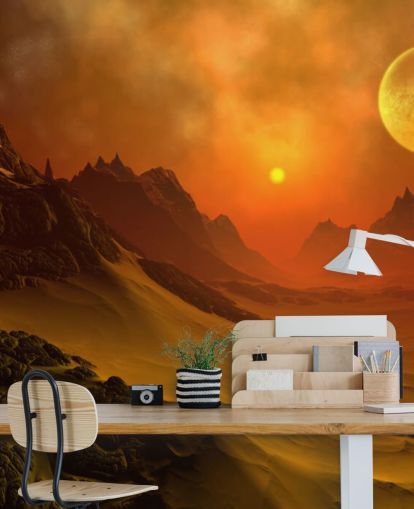 Fantasy Alien Planet 2 Alien Wall Mural