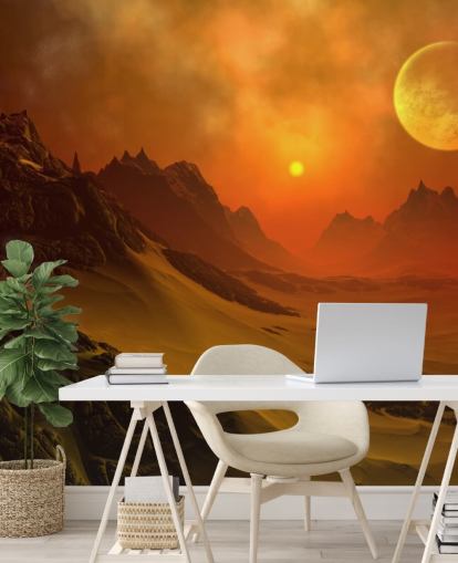 Fantasy Alien Planet 2 Alien Wall Mural