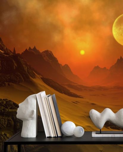 Fantasy Alien Planet 2 Alien Wall Mural