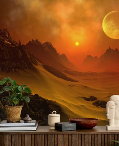 Fantasy Alien Planet 2 Alien Wall Mural